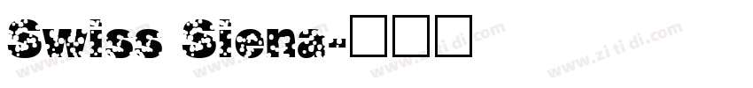 Swiss Siena字体转换